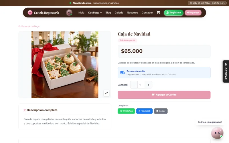 Canela · cada producto con su página